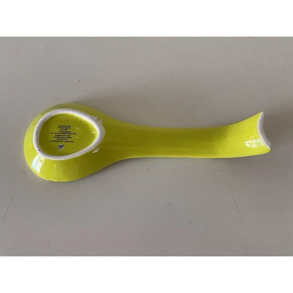 Dr Seuss How The Grinch Stole Christmas Ceramic Spoon Rest‎ Holiday Green NEW